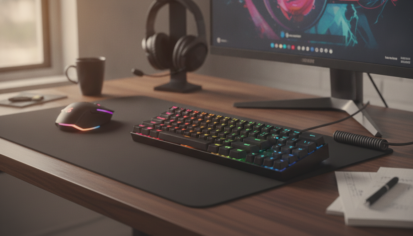 Rapid-Trigger 60% Magnetic Switch Keyboard for FPS Control