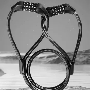 Double-Headed Combo Cable Lock: Bike & Moto Security